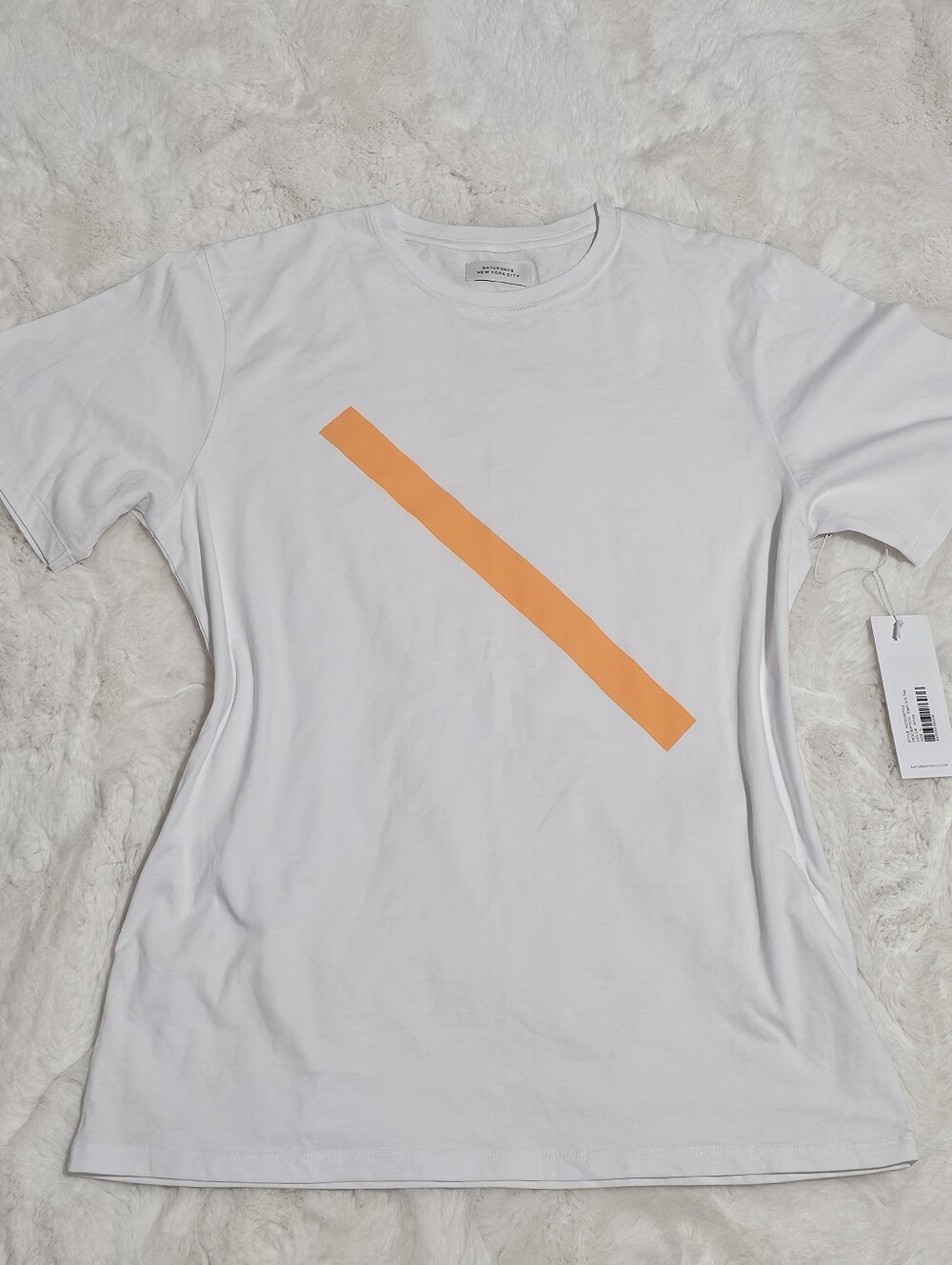 Saturdays New York City White Tee with Logo